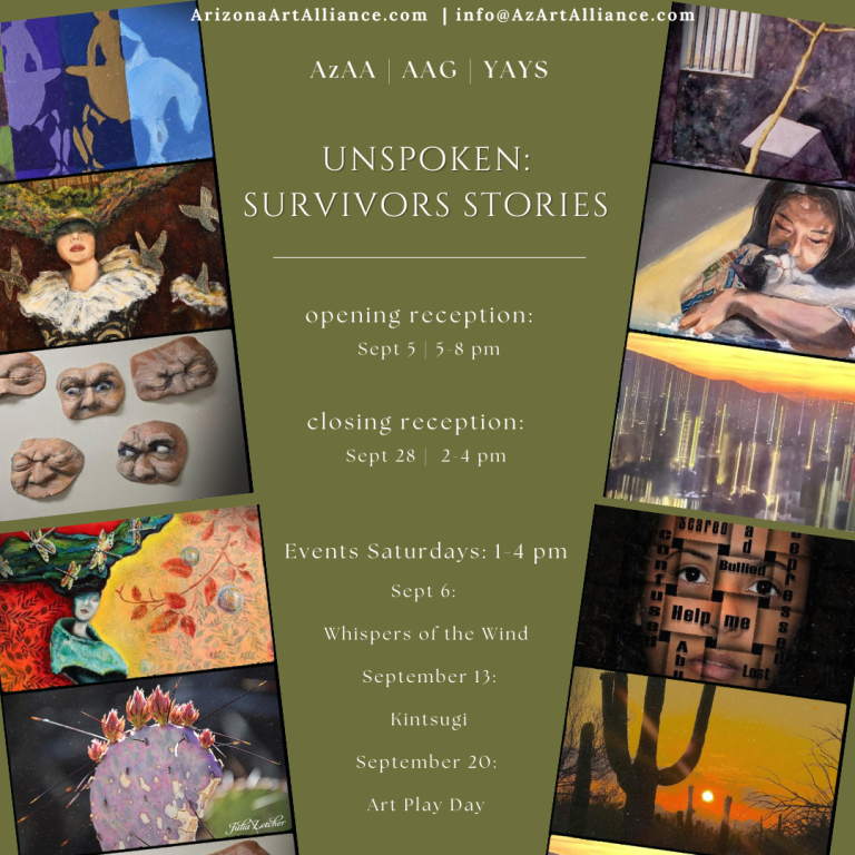 Opening Reception Unspoken: Survivors Stories VI