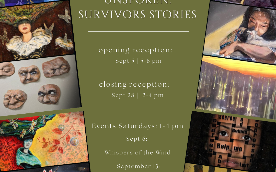 Opening Reception Unspoken: Survivors Stories VI