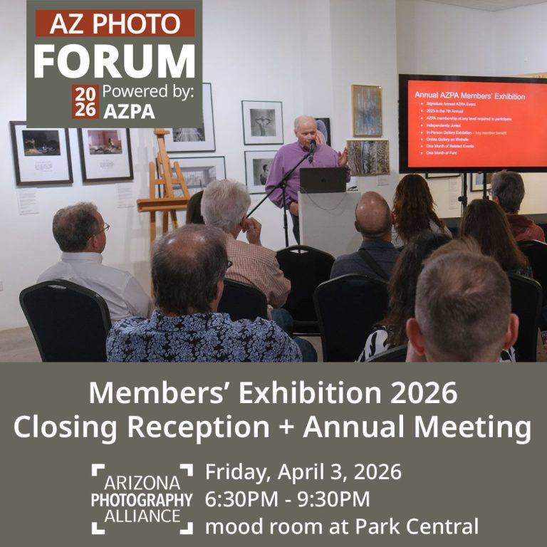 AZPA Members Exhibition Closing Reception & Annual Meeting