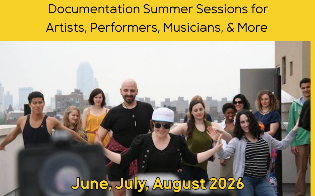Show Your Work Series: Documentation for Artists, Performers, Musicians & More